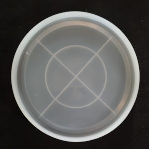 Coaster with lip Round 110 x 110 x 12mm 0024