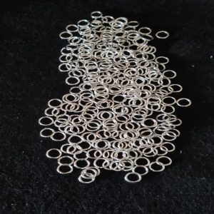 Ringlets Silver for Jewellery 0.7 x 4mm 0186