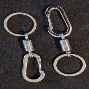Keyring Double with Clip 2 Off 0355