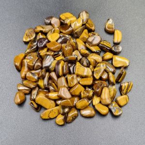 Tumbled Stones Yellow Tiger Eye Small 100gr 0475