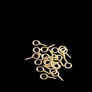 Fisheye Hooks Gold 12 x 5 mm ID 0070